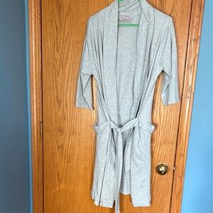 USBD gray robe with pockets